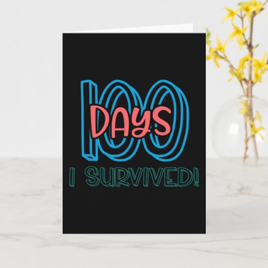 100 dagen overleven kaart (Gele Bloem)