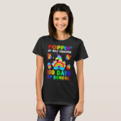 100 dagen Pop op school T-shirt (Voorkant volledig)