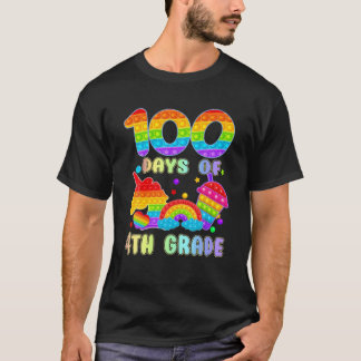 100 dagen Pop van 4 graden Het Kind van de leraar  T-shirt