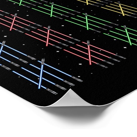 100 dagen pre-K Wars 100ste schooldag Poster (Hoek)