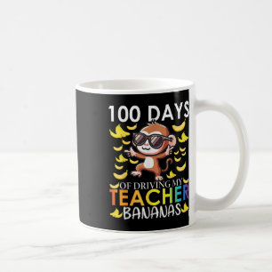 100 dagen rijden met mijn leraar bananen 100e dag koffiemok