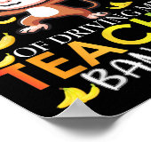 100 dagen rijden met mijn leraar bananen 100e dag poster (Hoek)