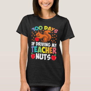 100 dagen rijden Mijn leraar Noten Eekhoorn Stude T-shirt