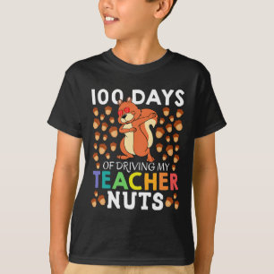 100 dagen rijden mijn leraar noten leuk dabbing sq t-shirt