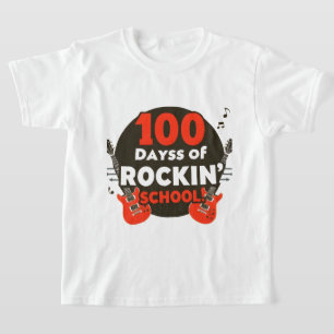 100 dagen Rockin' School Kinderen T-shirt