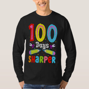 100 dagen scherper 100 dagen school potlood 100 da t-shirt