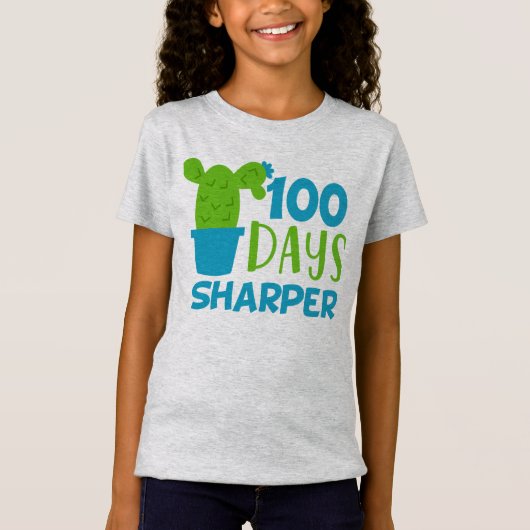100 dagen scherpere cactus, 100 dagen Shirt (Voorkant)