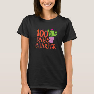 100 Dagen Scherpere Cactus 100ste Dag van School S T-shirt