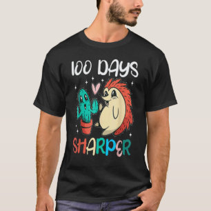 100 Dagen Scherpere Cactus Egel Leraar 100ste Dag T-shirt