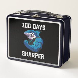 100 Dagen Scherpere Haai 100e Dag Van School Gym