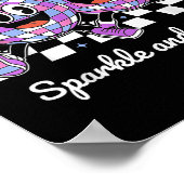 100 dagen schitteren en schitteren 100ste dag van  poster (Hoek)