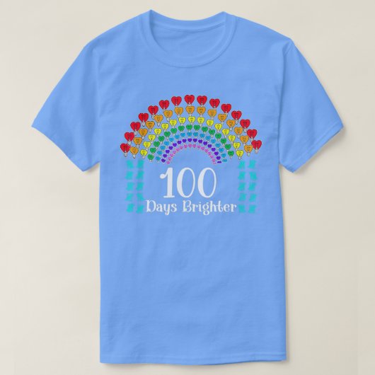 100 dagen school 100 dagen aansteker t-shirt (Design voorkant)