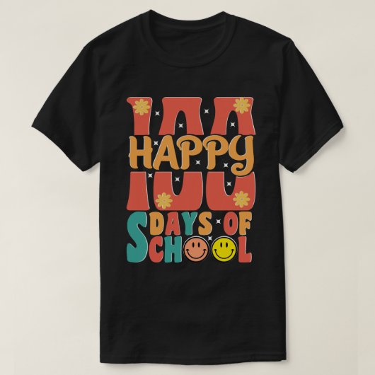 100 dagen school 100 dagen school t-shirt (Design voorkant)