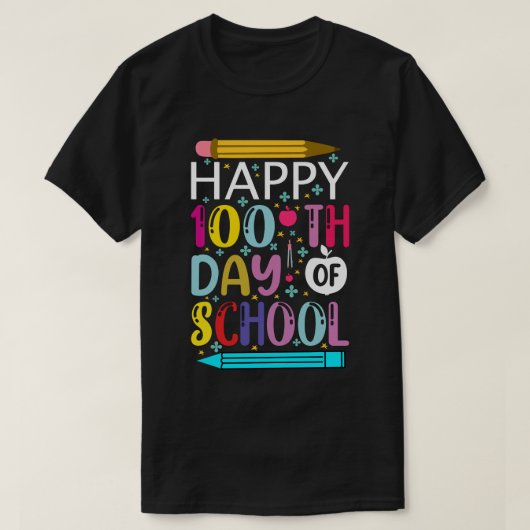 100 dagen school 100 dagen school t-shirt (Design voorkant)