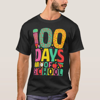 100 dagen school 100 dagen schooltijd t-shirt