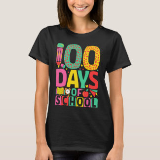100 dagen school 100 dagen schooltijd t-shirt