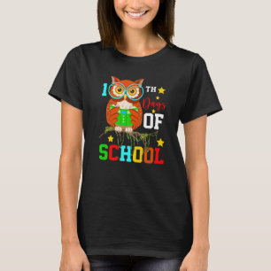 100 dagen school 100 dagen slimmere meisjes jongen t-shirt