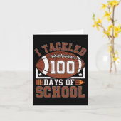 100 dagen school 100e dag Football studie Kaart (Gele Bloem)