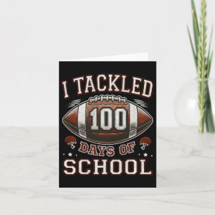 100 dagen school 100e dag Football studie Kaart