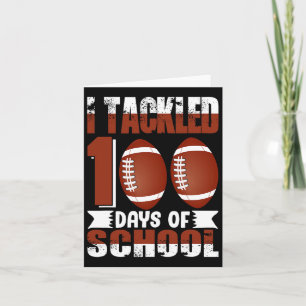 100 dagen school 100e dag Football studie Kaart