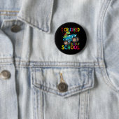 100 dagen school 100e dag school B Ronde Button 5,7 Cm (In situ)