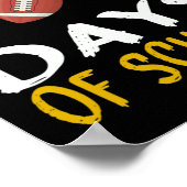 100 dagen school 100e dag school foo poster (Hoek)