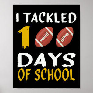 100 dagen school 100e dag school foo poster