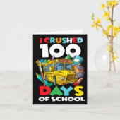100 dagen school 100e dag school G Kaart (Gele Bloem)