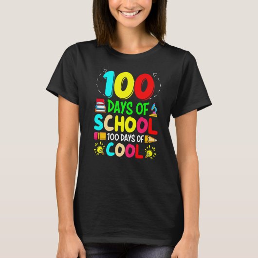 100 dagen school 100e dag schooljongens t-shirt (Voorkant)