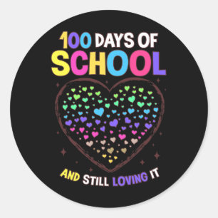 100 dagen school 100e dag schoolleraar Stu Ronde Sticker