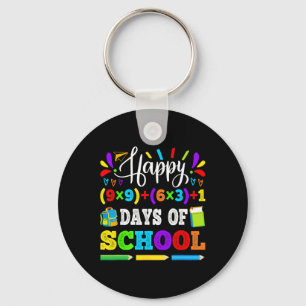 100 dagen school 100e Wiskunde Vergelijking Leraar Sleutelhanger