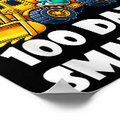 100 dagen school 100ste dag kleuterschool poster (Hoek)