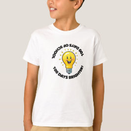 100 dagen school 100ste dag student klas T-shirt