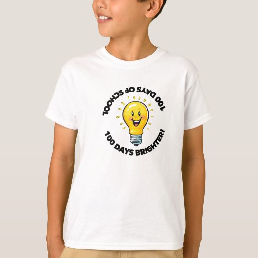 100 dagen school 100ste dag student klas T-shirt (Voorkant)