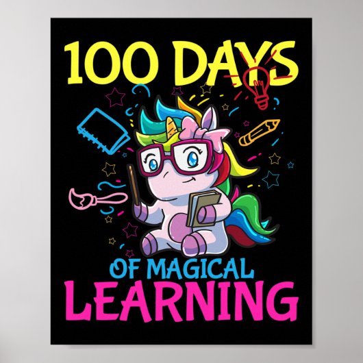 100 dagen school 1 poster (Voorkant)