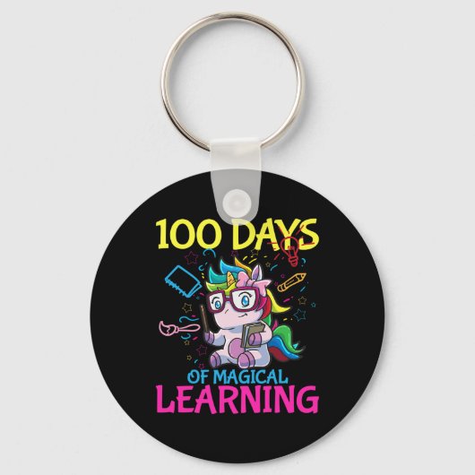 100 dagen school 1 sleutelhanger (Voorkant)