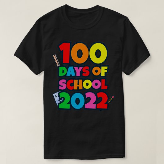 100 dagen school 2022 2 t-shirt (Design voorkant)