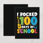 100 dagen school 2025 Uitnodiging (Voorkant / Achterkant)