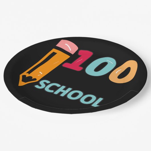 100 dagen school 49 papieren bordje (Gekanteld)