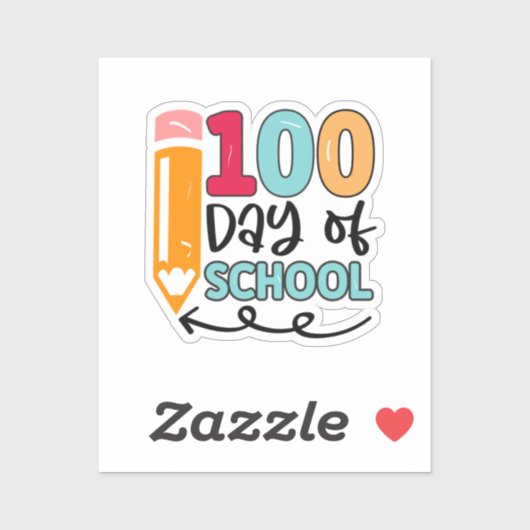 100 dagen school 49 sticker (Vel)