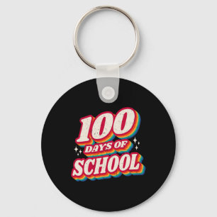 100 dagen school afmaken en nog steeds genieten va sleutelhanger