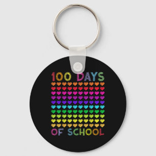 100 dagen school afmaken en nog steeds genieten va sleutelhanger