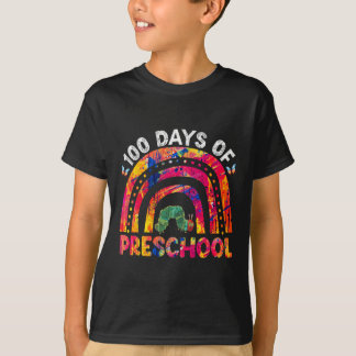 100 dagen school Afro meisje Kinder 100e dag leraa T-shirt