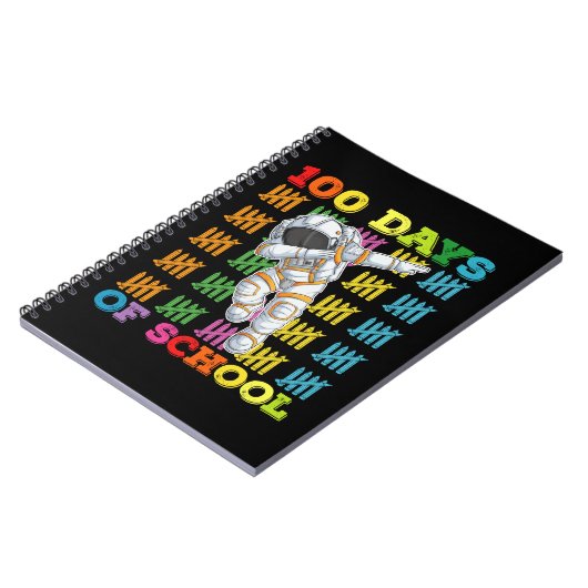 100 dagen school astronaut leraar notitieboek (Linkerzijde)