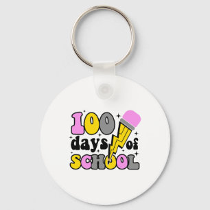 100 dagen school bliksemflits potlood leraar sleutelhanger