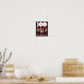 100 dagen school Bysebyll 100ste dag voor student Poster (Keuken)