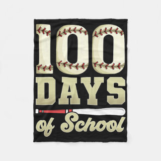 100 dagen school Bysebyll Fleece Deken