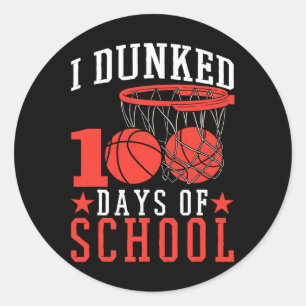 100 dagen school Bysketbyll Kinder Ronde Sticker