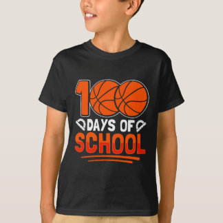 100 dagen School Bysketbyll voor studenten Coach P T-shirt