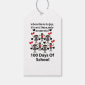 100 dagen school cadeaulabel (Voorkant)